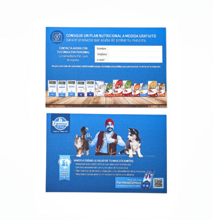 Tarjeta de presentacion personalizada