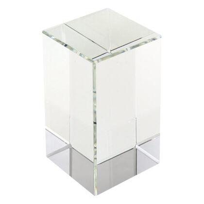 Trofeo Galvano Bloque Cristal Solid