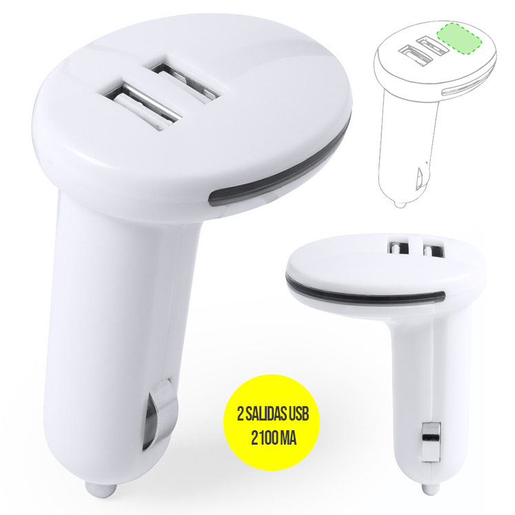 26074.jpg Cargador Coche USB Kerwin