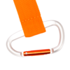 A16-Naranjo-mosqueton-1 Llavero-Lanyard Mosquetón