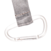 A16-gris-mosqueton-1 Llavero-Lanyard Mosquetón