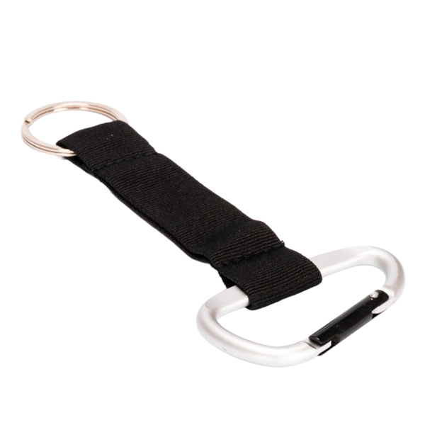 A16-negro-1 Llavero-Lanyard Mosquetón
