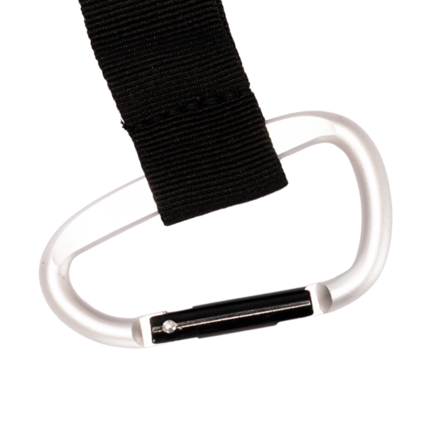 A16-negro-mosqueton-1 Llavero-Lanyard Mosquetón