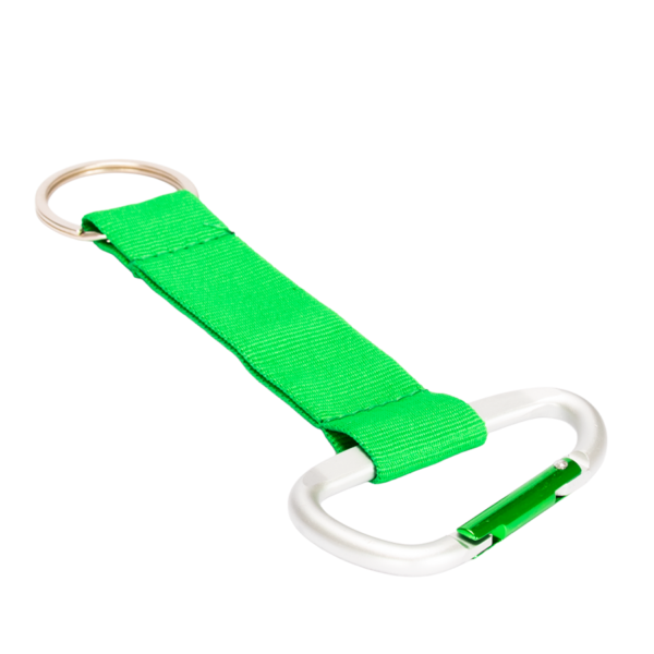A16-verde-1 Llavero-Lanyard Mosquetón