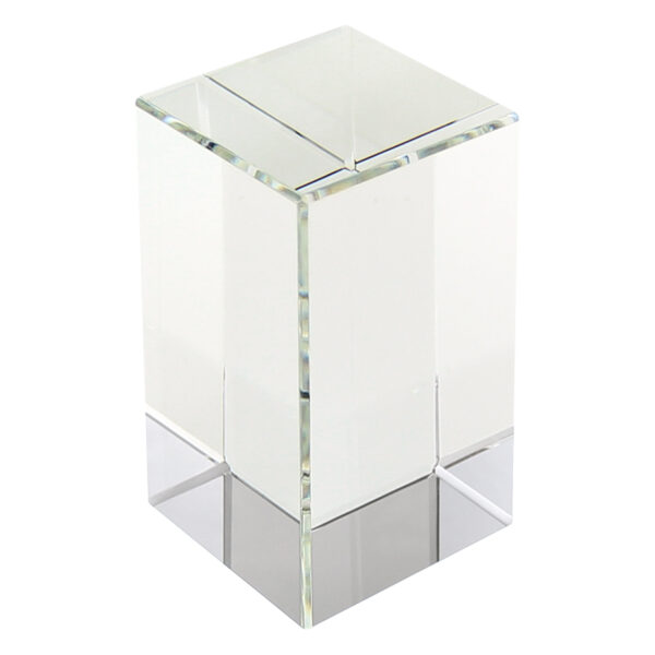 A55-1 Trofeo Galvano Bloque Cristal Solid