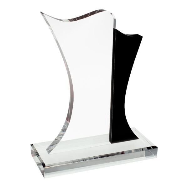 Trofeo Galvano Cristal Bauhaus