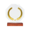 Trofeo Galvano de Madera, Cristal y Acero "Phelps"