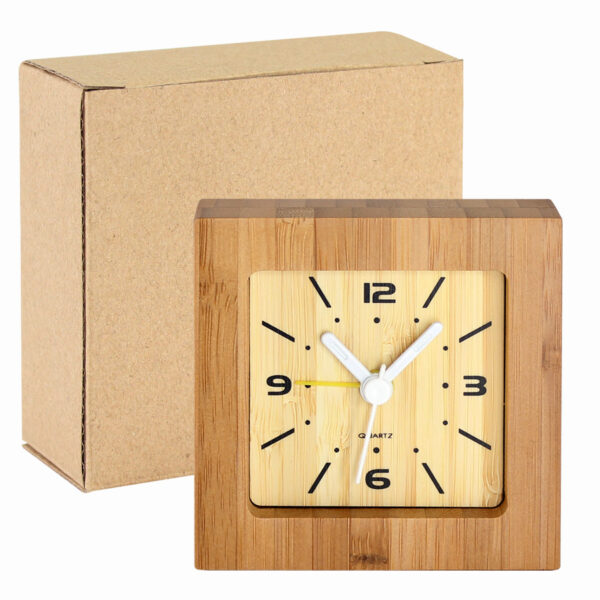 B59-03 Reloj Despertador de Bamboo