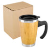 Mug de Bamboo con Asa Plástica 400cc