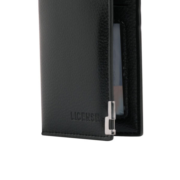 Porta-Tarjetas vertical de Eco-Cuero "LICENSE"