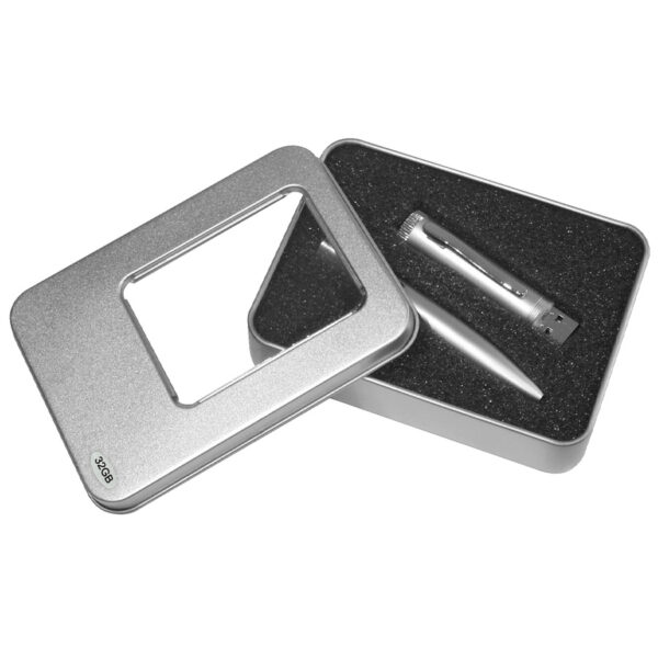 C108-01 USB Bolígrafo Metálico Pendrive 32GB