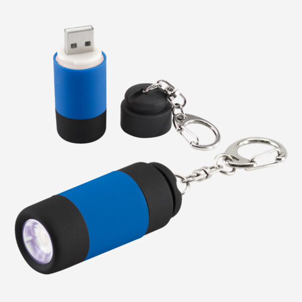 C45-02 Llavero-Linterna LED Cargador USB