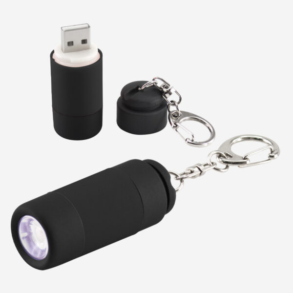 C45-06-1 Llavero-Linterna LED Cargador USB