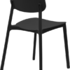 Silla apilable de plástico rígido "MARVIN"