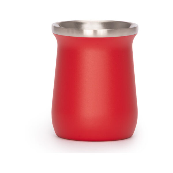 Vaso Térmico metálico "MATE" 300ml. con Bombilla