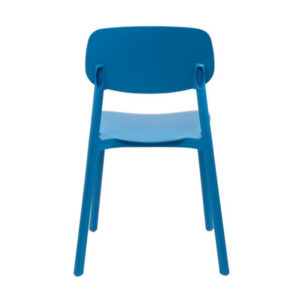Silla apilable de plástico rígido "MARVIN"