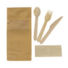 E127-11-2 Set de cubiertos Sustentable bolsa ZIP