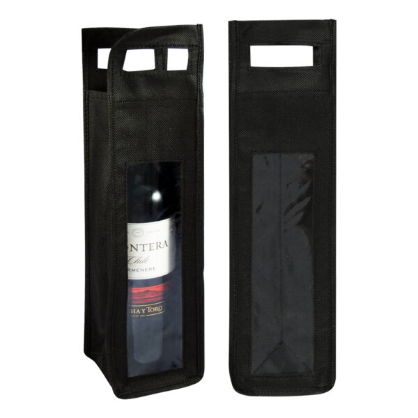 E14-negro Porta-Botella de Vino de TNT