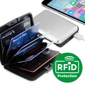 F11 Porta-Tarjetas Anti-Clonación Power Bank