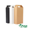 Caja autoarmable con asas, para 2 botellas de Vino
