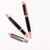 Grupo-7 Set de Escritura "THORTON" negro con detalles encobrizados.