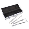 H13-04 Deluxe BBQ Set Metálico