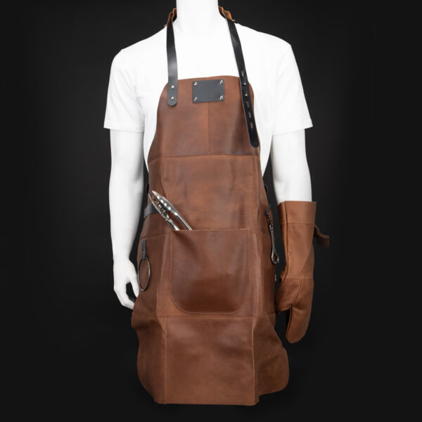 H71-1-2 Set Asador de Gamuza de Búfalo