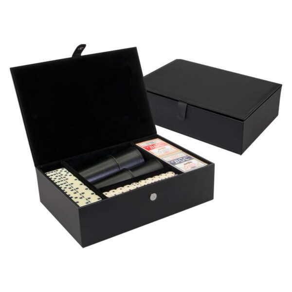 J5 Multijuegos Caja PU Negro