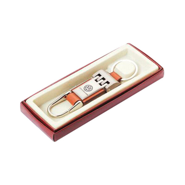 K11-02 Llavero de Metal Eco-Cuero Premium
