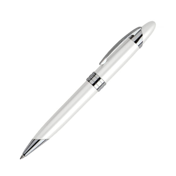 L60 Bolígrafo Metálico White Pearl