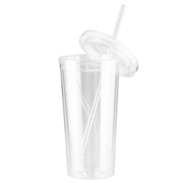 M38-01 Vaso plástico doble pared aislante 600cc
