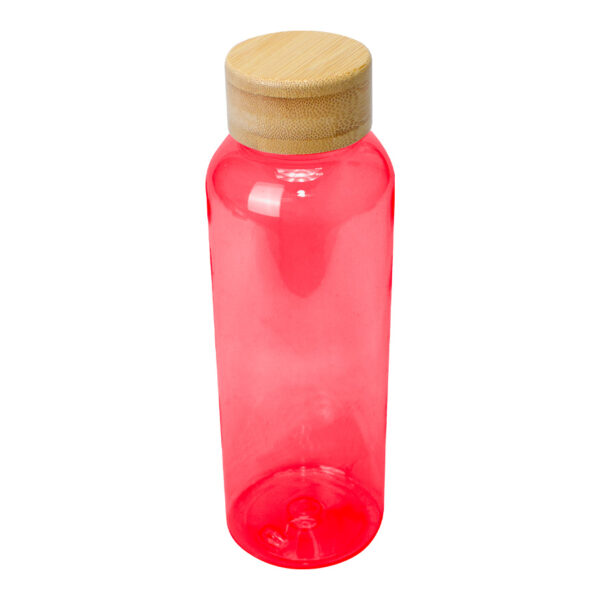 Botella PET tapa bamboo "AINOA" 550cc