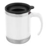 M6-blanca Mug de Acero Inoxidable 400cc