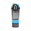 Vaso Gym para batidos proteína "SHAKE", con 4 compartimentos.