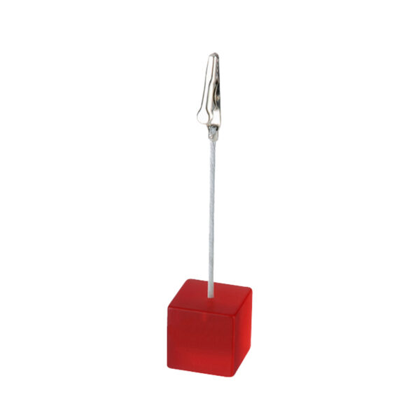 N10-rojo Memo-Clip Base Cubo