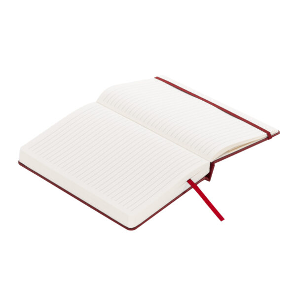 Cuaderno "ROMA" con tapa dura de Eco-Cuero y 196 hojas.