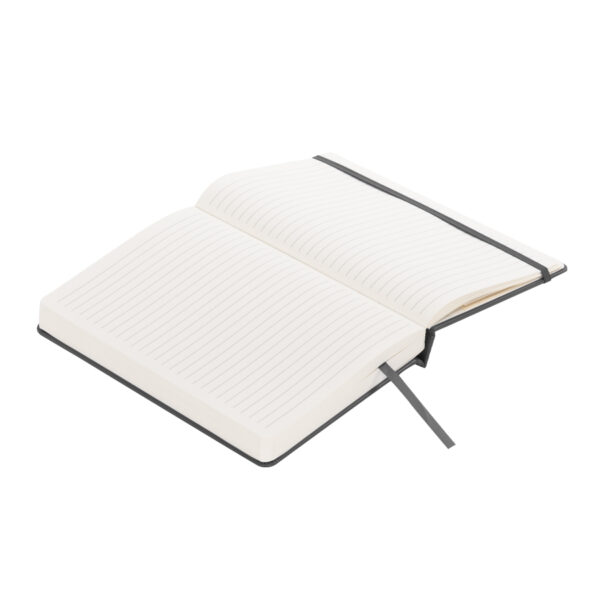 Cuaderno "ROMA" con tapa dura de Eco-Cuero y 196 hojas.