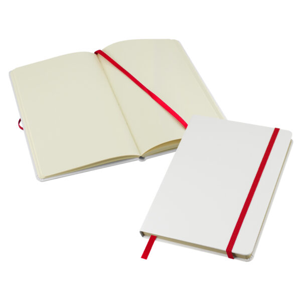 N48-rojo Cuaderno Whiteskine