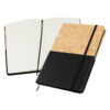 N76-negro Cuaderno Corcho/PU