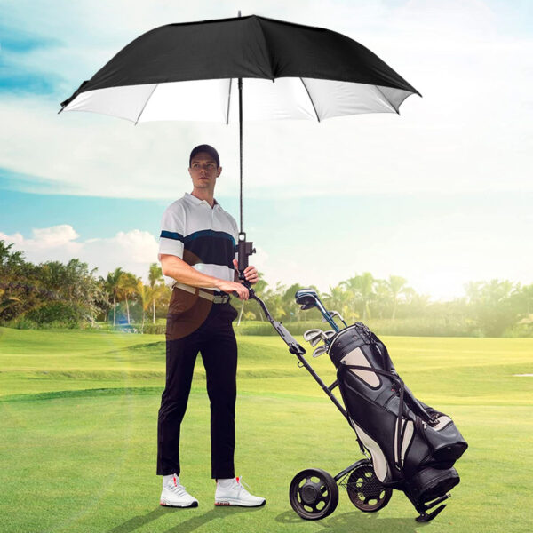 P0-MockUpBlack Paraguas Gigante de Golf WINDPROOF, tela UV