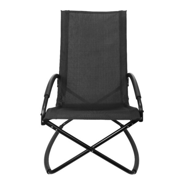 S63_900x900_02 Silla mecedora negra con apoya-brazos