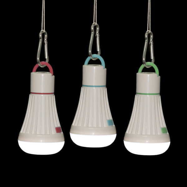 T17-Principal6 Lámpara colgante tipo Ampolleta de 1W con 6 LED