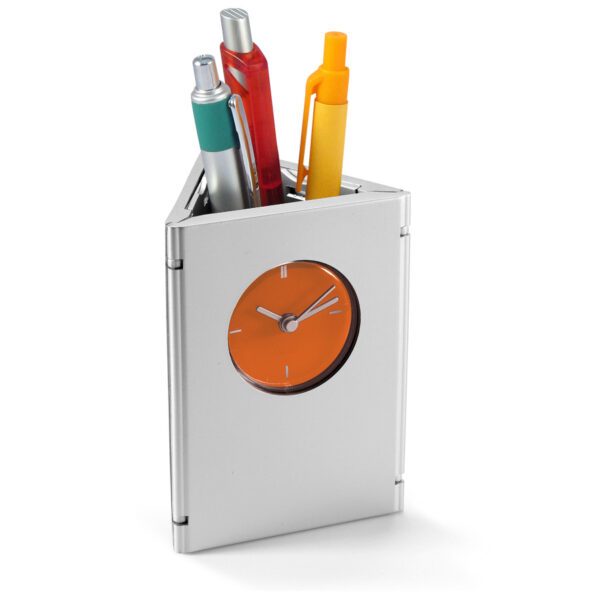 T7-03 Porta-Lápices con Reloj