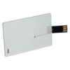 U3-3 USB Pendrive 16GB Credit Card plateado.