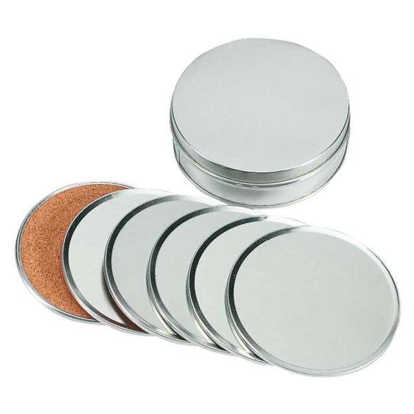 W14 Set de Posavasos de Aluminio
