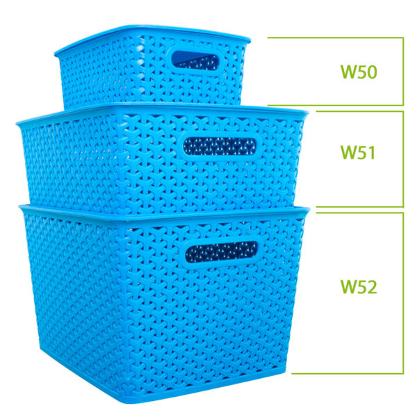 W50-51-52-2 Canasto plástico 24 lt con tapa