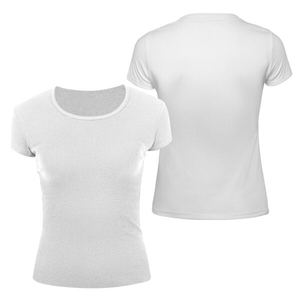 Z1-01 Polera Manga Corta Algodón Mujer