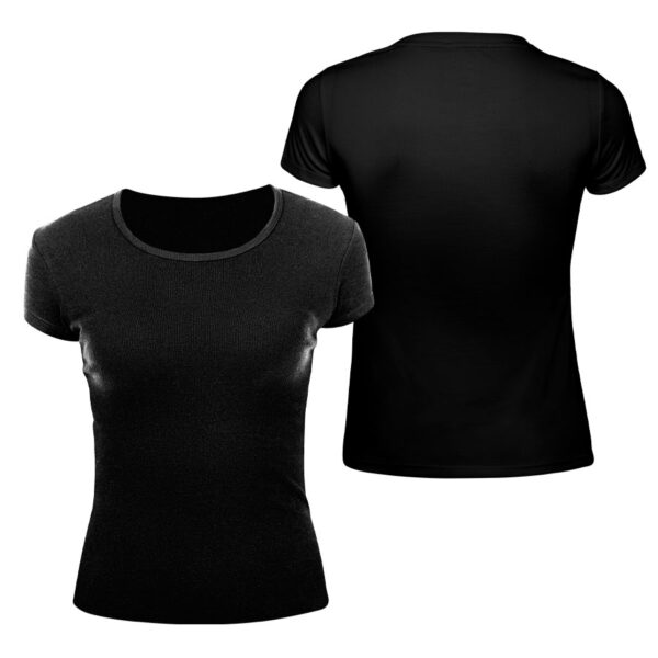 Z1-08 Polera Manga Corta Algodón Mujer