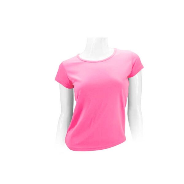 Z3-L Polera Manga Corta Poliéster Mujer