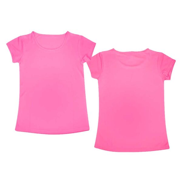 Z3-M Polera Manga Corta Poliéster Mujer